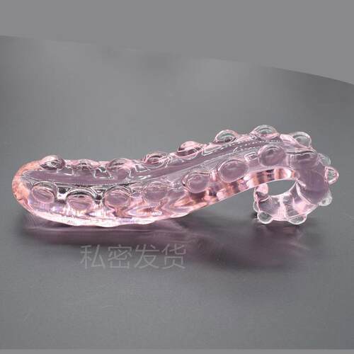 Glass-made femalemasturbation toy fake phallus adult product
