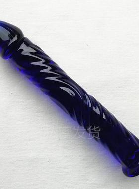 Glass-made femalemasturbation toy fake phallus adult product