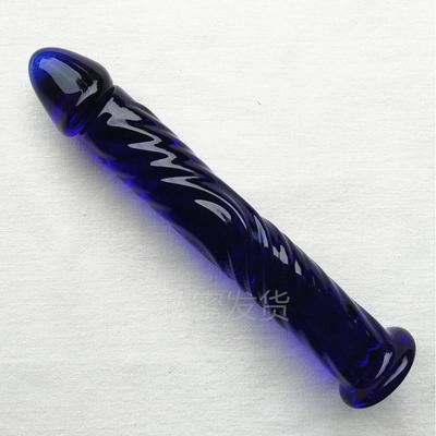 Glass-made femalemasturbation toy fake phallus adult product