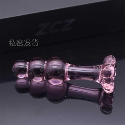 Glass-made femalemasturbation toy fake phallus adult product