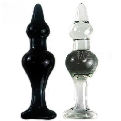 A glass-made anus used as a masturbation toy