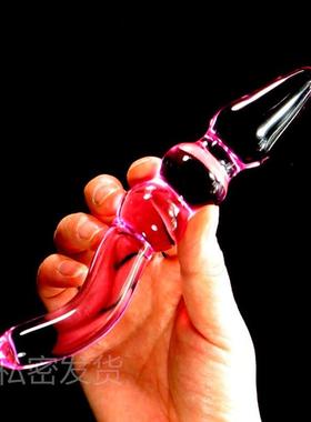 Glass-made femalemasturbation toy fake phallus adult product