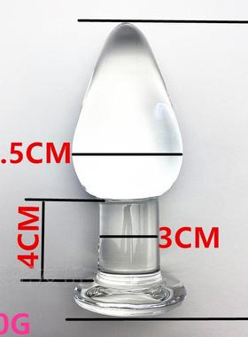 A glass-made anus used as a masturbation toy