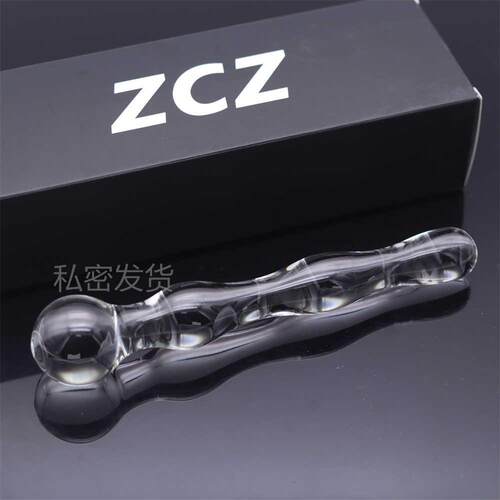 Glass-made femalemasturbation toy fake phallus adult product