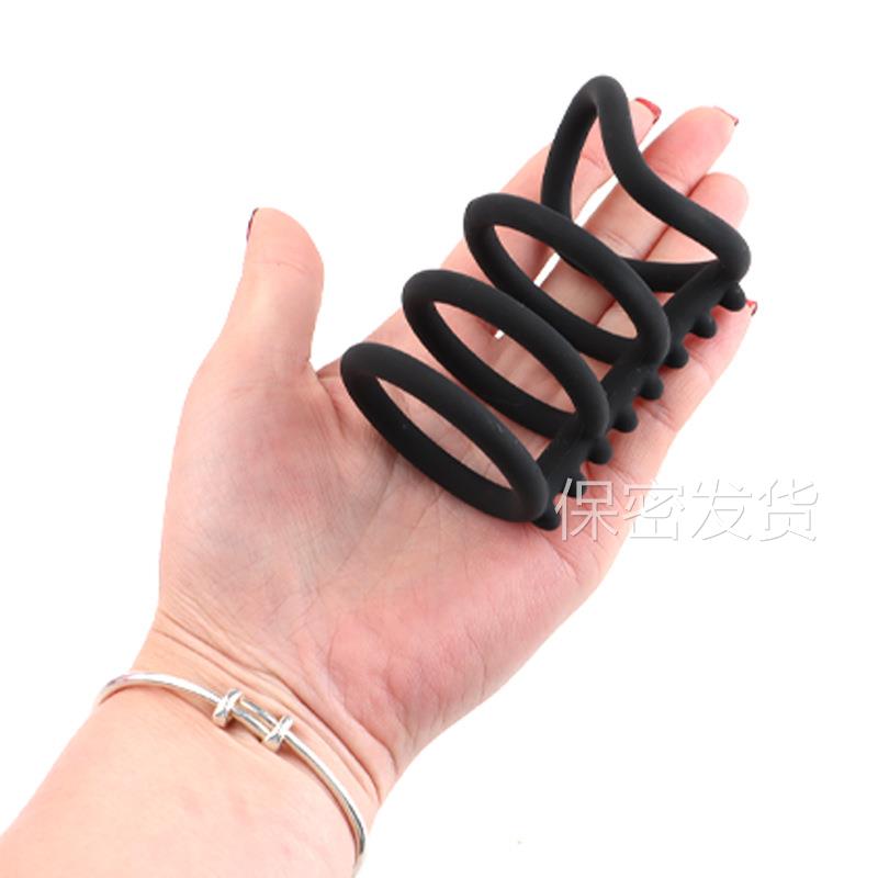私密解压硅胶私密茎环龙骨环男放松经灵硅胶套环锁经环阻止环延迟