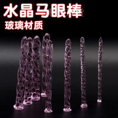 Glass-made female masturbation toy fake phallus adult produc
