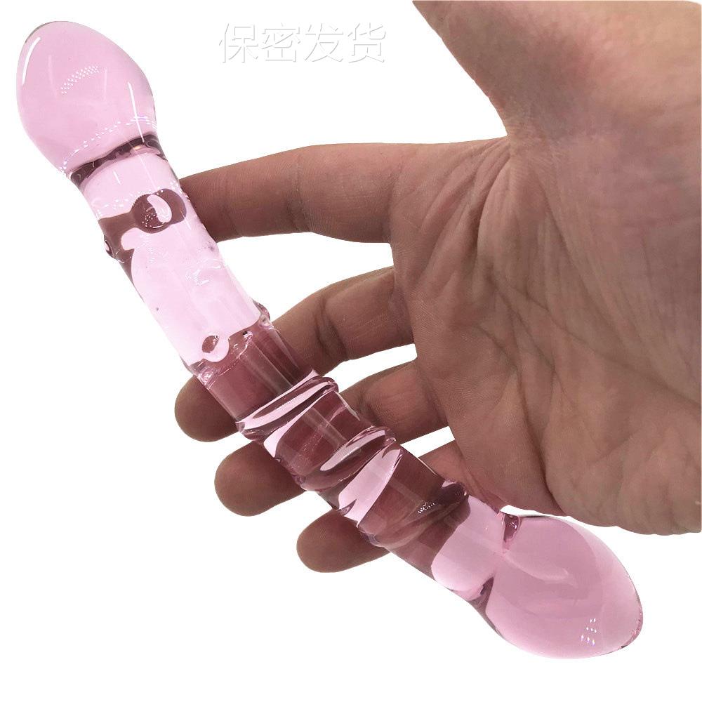 私密解压自己玩榜榜水晶安全无异味长期佩戴局部男用玻璃仿真榜男