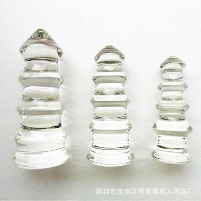 A glass-made anus used as a masturbation toy