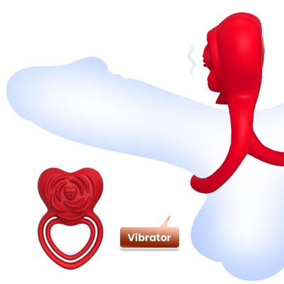A vibration-stimulating ring that acts on the clitoris