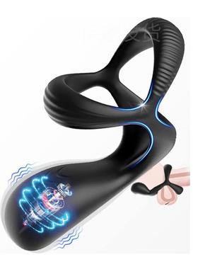 A vibration-stimulating ring that acts on the clitoris