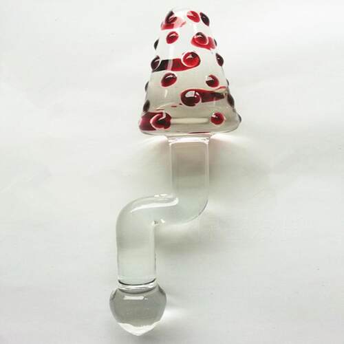 Glass-made femalemasturbation toy fake phallus adult product
