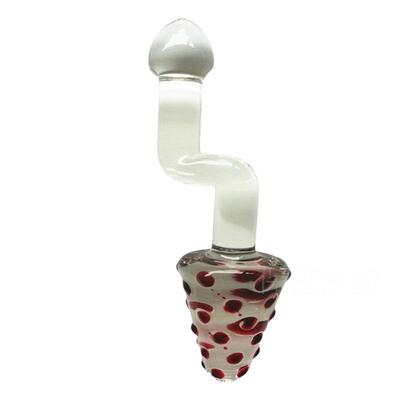 Glass-made femalemasturbation toy fake phallus adult product