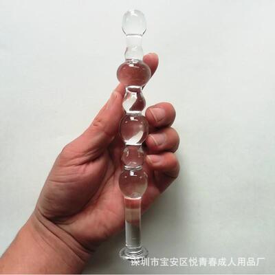A glass-made anus used as a masturbation toy