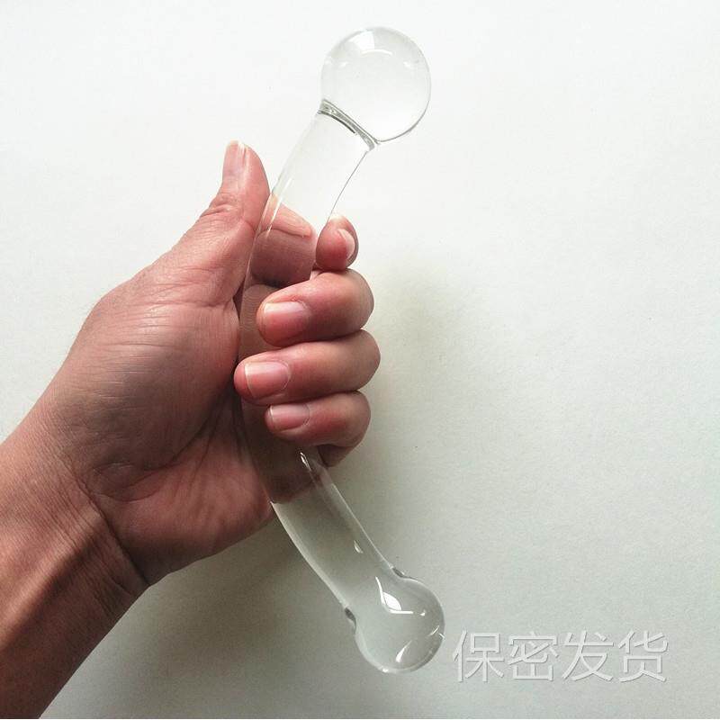 私密解压玻璃菊部门钩 水晶双头榜榜榜 女用女用器具兴奋局部菊部
