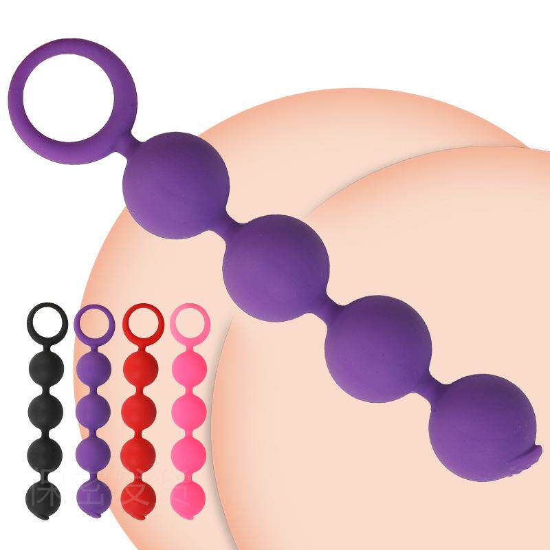 Intra-anal bead self-stimulation expansion massager