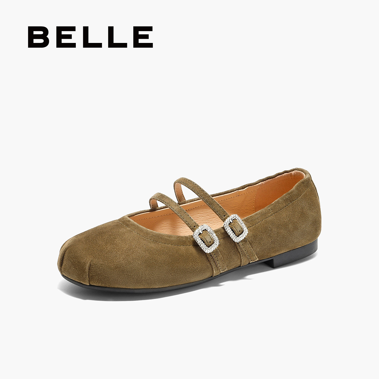 郭碧婷同款百丽浮光芭蕾女夏季平底单鞋银色玛丽珍晚晚鞋3H9A8AQ5,女鞋,玛丽珍鞋,淘宝优惠券,粉丝福利购,淘宝优惠卷