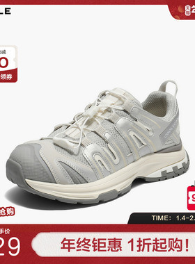 百丽女鞋子厚底增高网面老爹鞋女秋季新款休闲运动鞋子E2C1DCM5