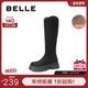 百丽女靴子厚底高长靴女新款 冬季 瘦瘦靴加绒长筒靴D2J1DDG4