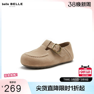 百丽伯爵吐司鞋女中童鞋勃肯鞋2026新款可两穿一脚蹬单鞋10712A86