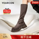 意尔康官方正品 百搭舒适秋冬季 女鞋 长筒靴中筒女靴时尚