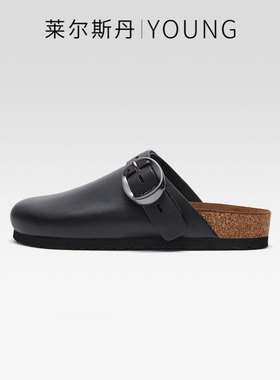 【闲鱼专享】莱尔斯丹休闲Y系列包头勃肯鞋拖鞋穆勒鞋女鞋4T33801