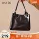 水桶包时尚 百思图2026春季 新款 通勤单肩斜挎包女JA011AX6