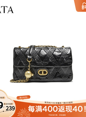 TATA他她包包2025年秋商场同款女简约质感女包新款小方包X3478CX5