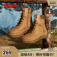 时装 牛皮通勤百搭时尚 靴AWO47DZ4 商场新款 Bata休闲靴女冬季