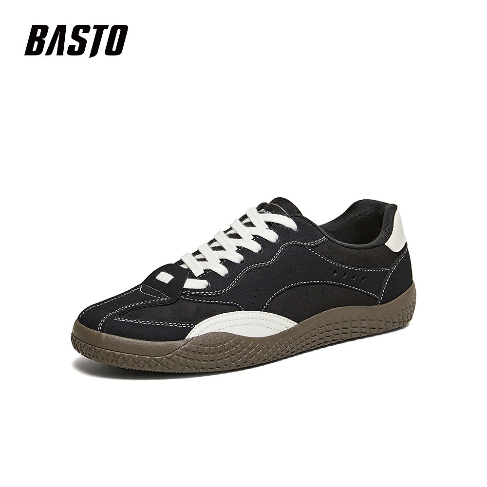 百思图2026春季新款德训鞋时尚复古休闲运动男鞋25200AM6,流行男鞋,时尚休闲鞋,淘宝优惠券,粉丝福利购,淘宝优惠卷