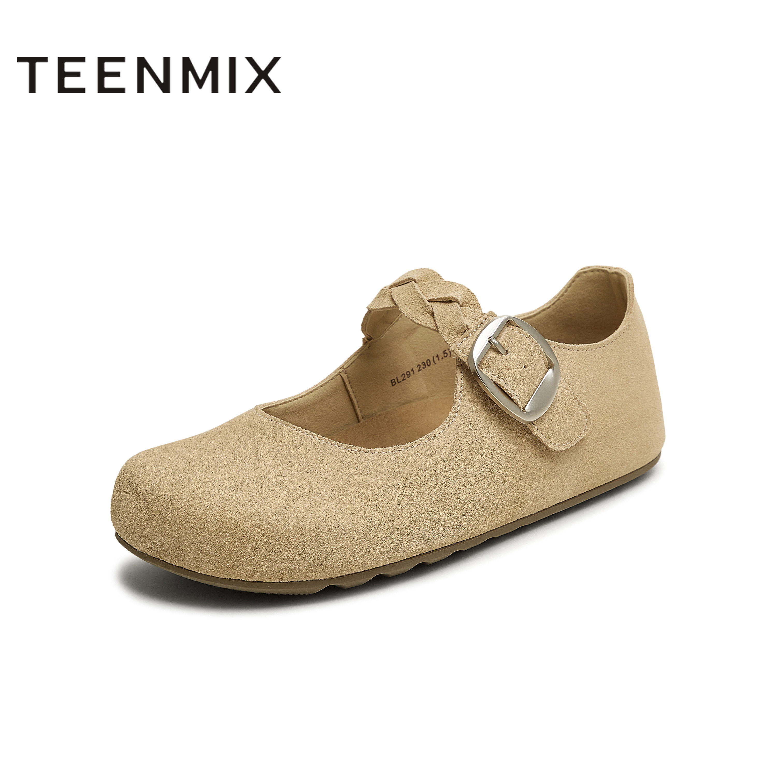 天美意2025秋新款商场同款休闲平底复古百搭女勃肯鞋BL291CQ5,女鞋,玛丽珍鞋,淘宝优惠券,粉丝福利购,淘宝优惠卷