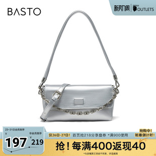 潮流通勤单肩包女TY089AX6 腋下包时尚 百思图2026春季 新款