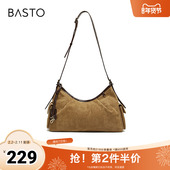 百思图2025冬季 大容量通勤单肩包TY099DX5 腋下包时尚 新款 商场同款