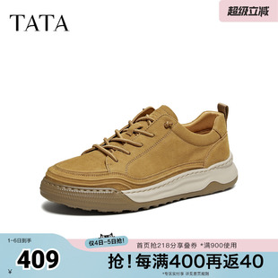 新款 TATA他她工装 QHZ01AM6 舒适百搭休闲男鞋 商场同款 鞋 2026春季