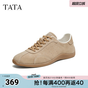 休闲鞋 TATA他她男鞋 2026夏季 新款 PJB01AM6 舒适百搭厚底复古潮流鞋