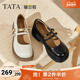 厚底休闲鞋 TATA他她女鞋 CJ201CQ5 浅口单鞋 玛丽珍鞋 糖豆鞋 2025秋款