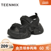 运动厚底休闲外穿女老爹凉鞋 天美意2025新款 商场同款 BL031BL5