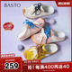 复古运动百搭休闲穆勒拖厚底女拖鞋 时尚 E5609BH5 新款 百思图夏季