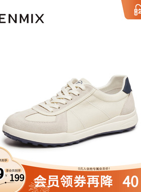 天美意2025秋新款休闲复古百搭系带舒适户外男阿甘鞋DXX62CM5