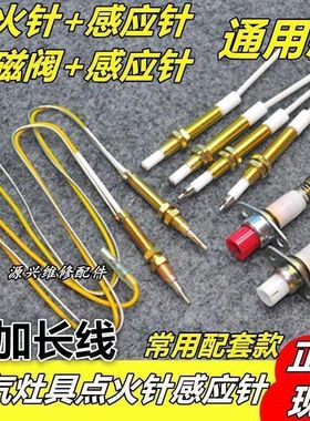 铜针单线/双线热电偶感应针探头电磁阀阀体燃气灶灶具通用配件