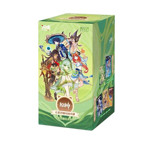 闪魂原神七圣召唤对战卡牌第4期补充包