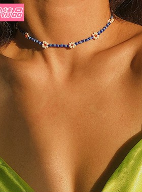 flower Bracelet Anklet beaded ethnic style necklace jewelry