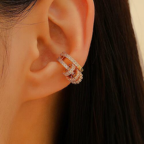 Punk chain New Multi Loop Ear Bone Clip Earring Accessories