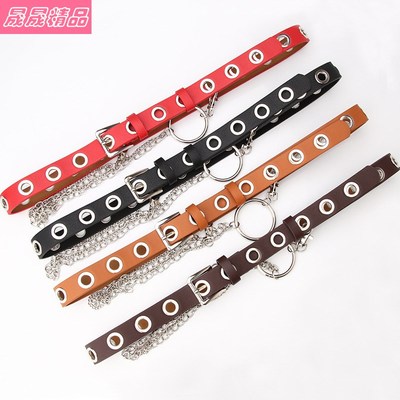 Women Rock chain belt female simple punk belts retro摇滚腰带