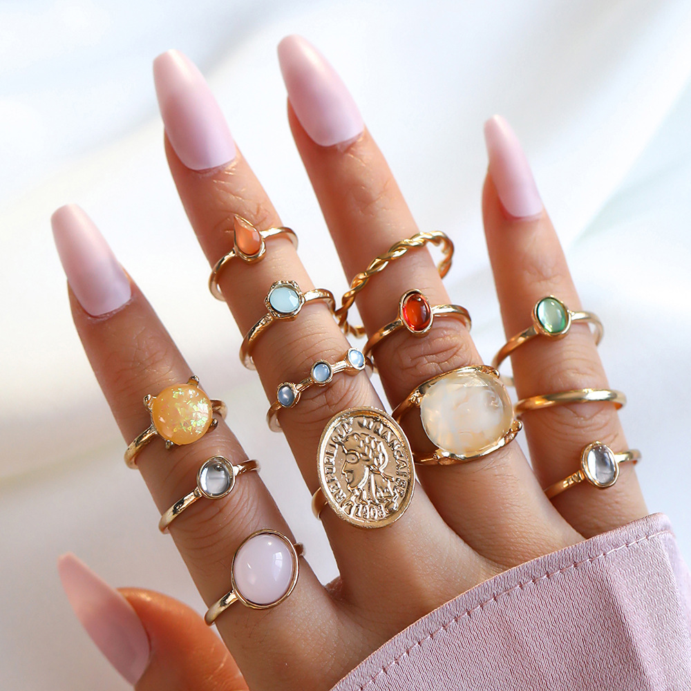 戒指women's Creative Vintage rings Female Joint Ring Jewelry