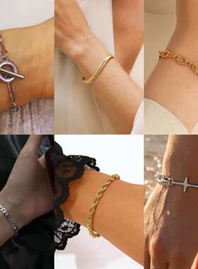 女手链New Fashion Chain Bracelet Men's Spring Summer bangle
