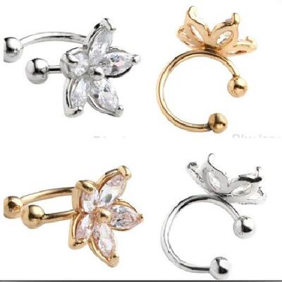 2022韩版花U形耳夹耳环