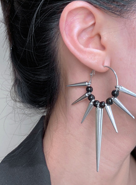 hyperbole Thorny earring punk pendant Rock Hip Hop Earrings