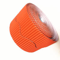 Rolled corrugated paper with lace, DIY corrugated paper material for kindergarten environmental creation, wavy shape, nursery classroom blackboard background wall frame decoration base plate, lace paper, wavy paper thumbnail 5