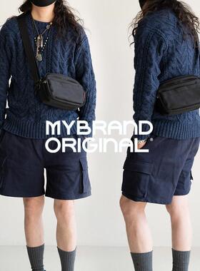 MYBRANDORIGINAL 弹道尼龙中性风休闲通勤斜挎包小方包2L MCX23-2