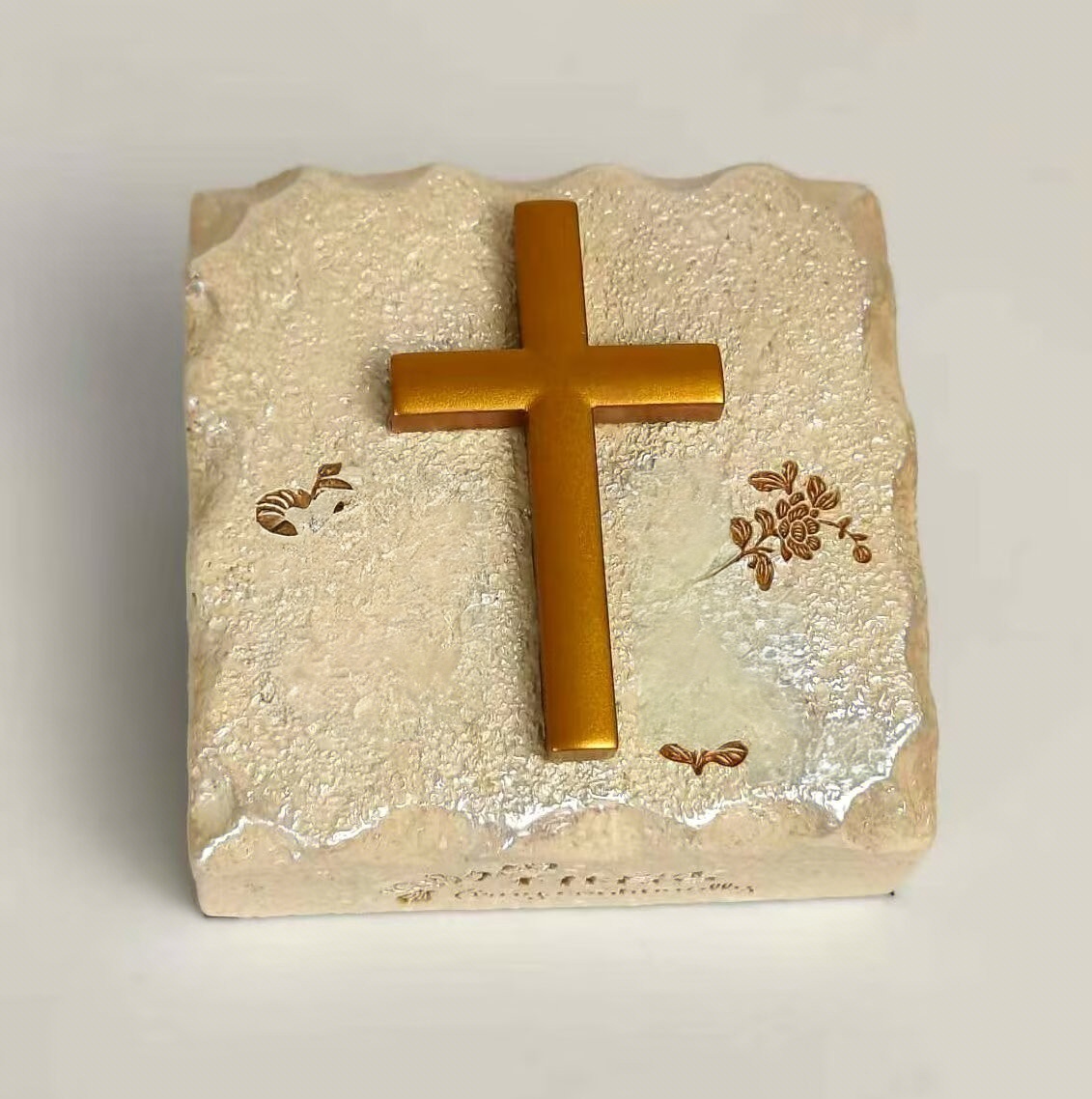 原创ins风十字架摆件树脂摆件